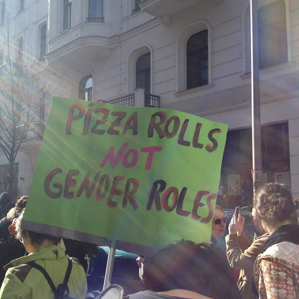 Gender Roles Go Pizza Rolls